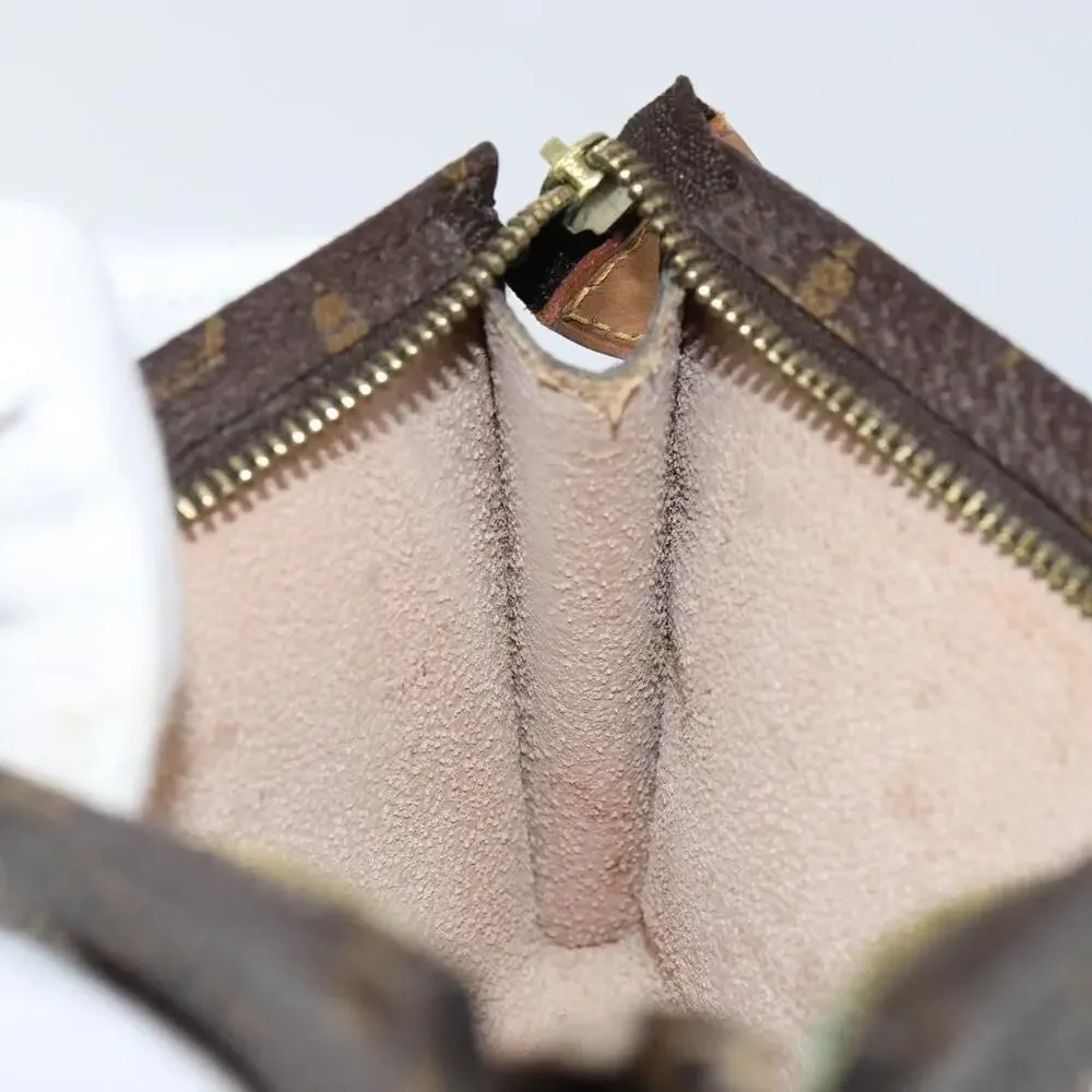 Louis Vuitton Monogram Bucket PM Accessory Pouch Brown
